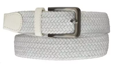 Marshal Wide Men's Elastic Stretch Belt Metal Buckle Belt Casual Golf Belt • $9.99