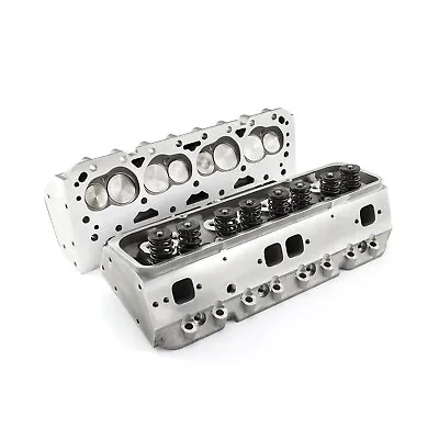 Complete Aluminum Cylinder Heads SBC Chevy 350 190cc 64cc 2.02/1.60 - Straight • $668.42