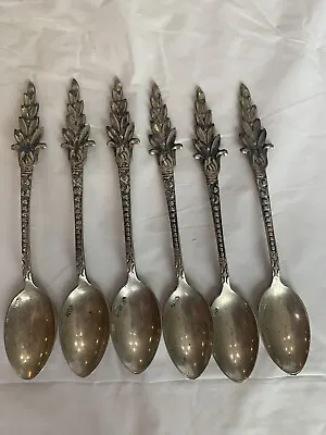 Vintage Silver Tea Spoons Decorative Handle • $30