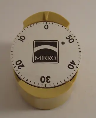 Vintage Mirro Timer Harvest Gold MCM Kitchen Mid Century Modern Works • $5.95