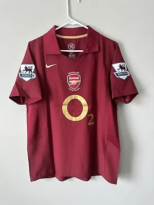 Thierry Henry Arsenal Soccer Team New Men’s Retro Vintage Soccer Jersey - XL • $70