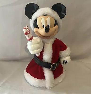 Kurt Adler 10” Disney Santa Mickey Mouse Christmas Tree Topper • $36.99