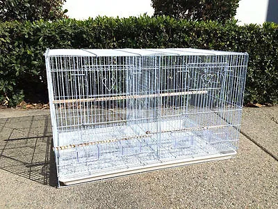 30  Large Aviary Breeding Finch Canary Parakeet Flight Bird Cage Center Divider • $84.79