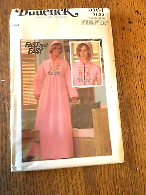 Vintage Butterick  Fast  & Easy  Sewing Patterns #5164 Misses Caftan Size Medium • $3.95