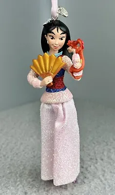 2016 Disney Sketchbook Ornament Princess Mulan Christmas Holiday Fan Dress • $19.95