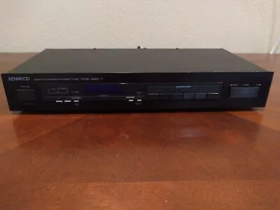  Kenwood Basic T1 Quartz Synthesizer AM/FM Stereo Tuner Tested & Working • $60