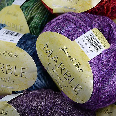£4.19 • Buy James C Brett MARBLE CHUNKY 200g Knitting Wool - Complete Range