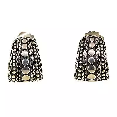 John Hardy Dot J Hoop Earrings • $170.50
