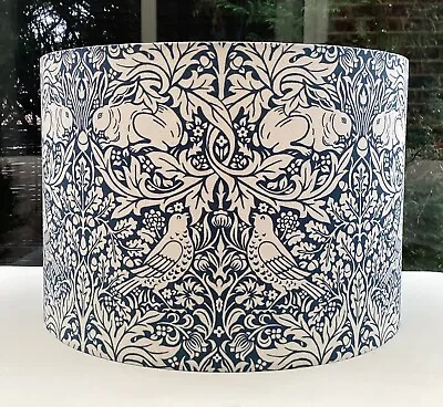 William Morris Co Lampshade Brer Rabbit Navy Blue Country Lamp Shade Lightshade • £30
