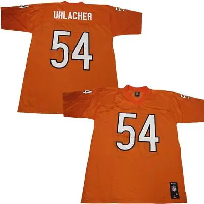 $19.99 • Buy New Chicago Bears #54 Brian Urlacher Mens Sizes L-XL Orange Reebok Jersey