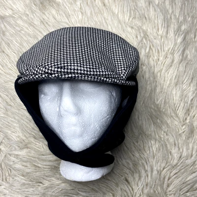 $46.50 • Buy NEW Kangol Heritage Wool Bugatti Style Top Hat Adult Medium Plaid Ear Flaps