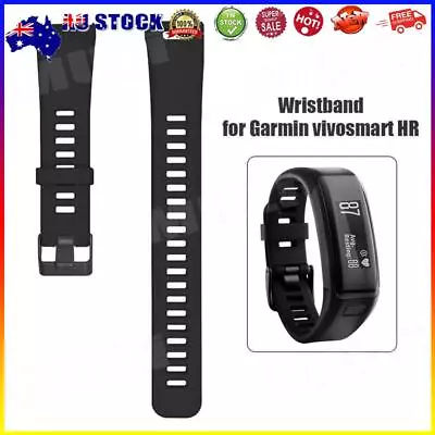 # TPE Strap Wrist Band Watch Band Belt For Vivosmart HR (Black) • $8.48