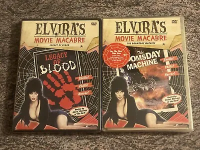 NEW! 2 Elvira’s Movie Macabre DVD Lot: Legacy Of Blood The Doomsday Machine • $19.99