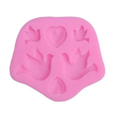 Soap Molds Silicone Craft Mold Peace Dove Handmade DIY Candle Resin Crafts • £5.22