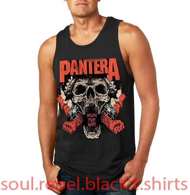 Pantera Mouth For War Black Tank Top  Heavy Metal Trash Punk Rock • $15.29