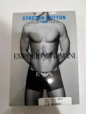 Emporio Armani Stretch Cotton Trunk  Small Black • $18.99