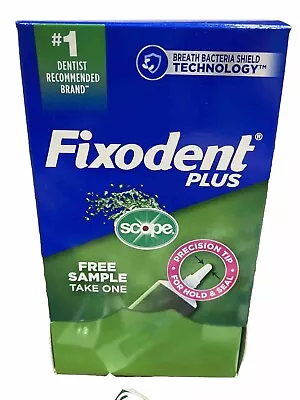 50 Tubes Fixodent Plus Precision Hold Scope Flavor-Denture Adhesive Cream 0.35oz • $58.99