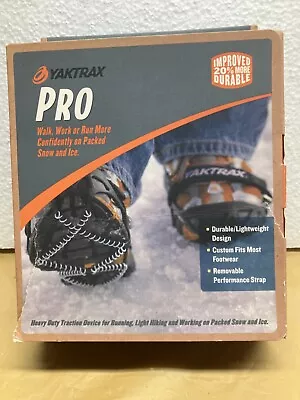 Yaktrax Pro Traction Cleats Walking Jogging Or Hiking On Snow And Ice MEDIUM • $21.99