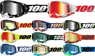 100% Racecraft 2 MX Offroad Goggles • $45.09