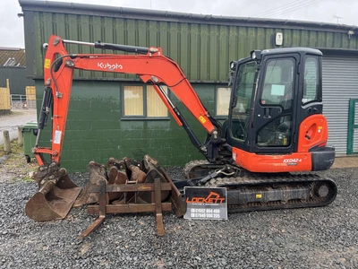 £32450 • Buy Kubota KX042-4 Digger  4 5 Ton Quick Hitch 5 Buckets, Pallet Forks Excavator