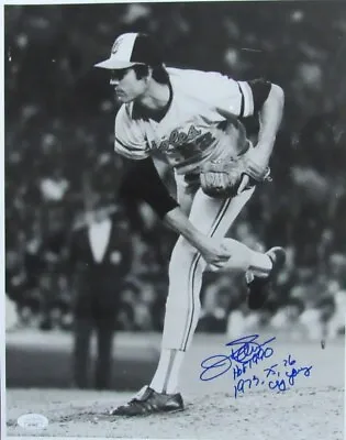 Jim Palmer HOF Signed/Inscribed 11x14 Photo Baltimore Orioles JSA 186133 • $39