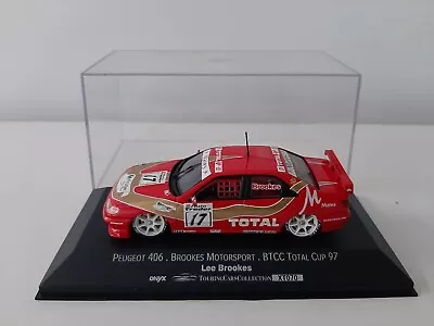 *onyx 1:43 Peugeot 406 Btcc Total Cup '97 Lee Brooks #17 A/trader Xt070-nmint* • £42