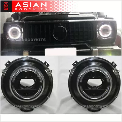 For Mercedes Benz G-class W463 Gloss Black LED Headlights W464 Style (2007-17) • $470