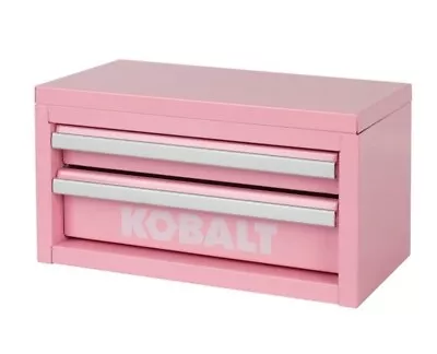 Kobal Mini 2 Drawer Steel Tool Box - Pink FREE Shipping  • $39.99