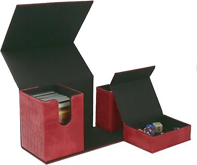 Ultimate Dragon Hide Deck Box Holds 192 Cards &15 Dice CCG YUGIOH MTG POKEMON • £24.99