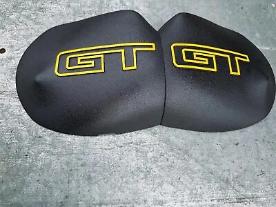 2015-2023 Mustang Painted Satin Strut Tower Covers Caps (GT) Triple Yellow • $94.99