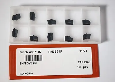 Set Of 10 Spare 2mm Parting Inserts For Glanze Indexable Lathe Tools • £63.50