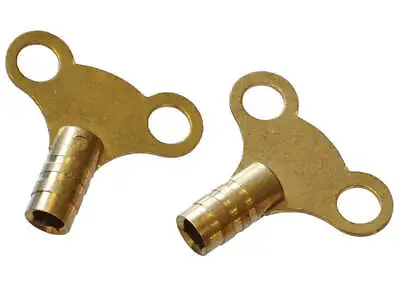Radiator Keys - Brass (Pack Of 2) Rad Air Bleeding Key • £4.99