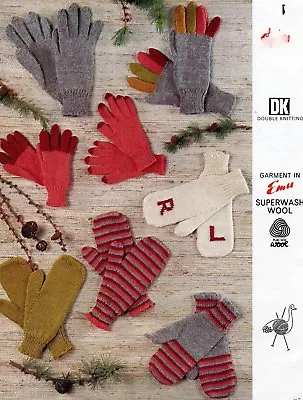 £2.69 • Buy #117 Boys & Girls Gloves And Mittens DK Vintage Knitting Pattern