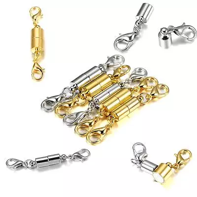 24Pcs Strong Magnetic Lobster Clasps Jewelry Necklace Converter Extender Kit • $9.99