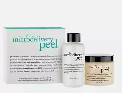  Philosophy The Microdelivery Peel System 4 OZ EACH!  NEW IN BOX! BIG  SIZE!  • $89.99