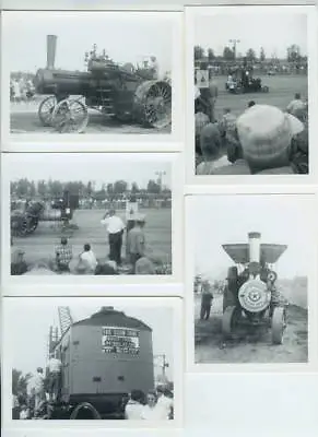 1950s Snapshots (5) Relive The Days Of Steam Tractors & Traction Engines Shovel • $24.99