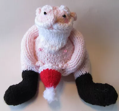  KNITTING PATTERN Cheeky Naughty Santa Claus Chocolate Orange Cover Christmas • £2.87