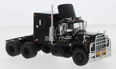 Mack R-Series Rear Cabin 1966 Black LKW Truck Diecast Model Car T100 IXO 1:43 • $53.90