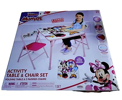 Disney Junior Minnie Mouse & Daisy Activity Table And Chair Set New Open Box • $50