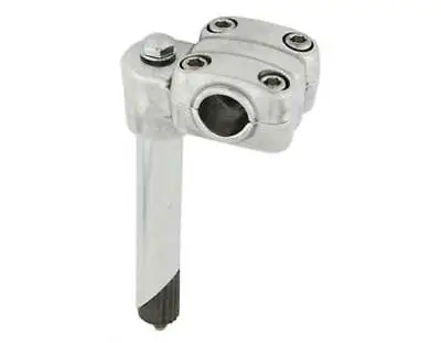 Vintage 4  Long Alloy Bmx Style Bicycle Stem (quill Diameter 21.1mm) In Chrome. • $28.99