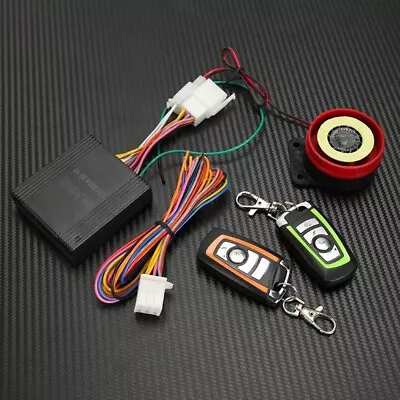 12V Universal Motorcycle Alarm System Anti-theft Security Remote Control Start • $21.99