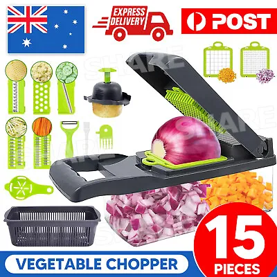 Vegetable ChopperFood Choppers Onion Chopper Veggie Slicer Cutter Dicer Kitchen • $16.95