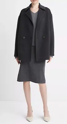 [nwot] Vince Wool Car Coat; Color: Heather Charcoal; Size: S • $355