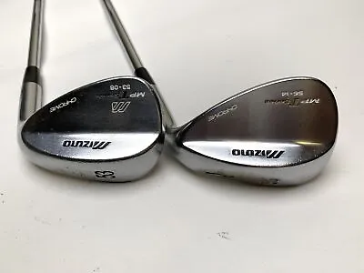 Mizuno MP-T Chrome Wedges 53* 8 56* 14 True Temper Dynamic Gold Wedge Steel RH • $50.39