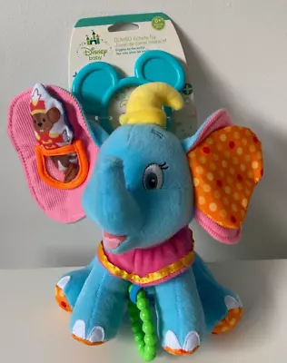 Brand New Disney Baby Dumbo Activity Toy Plush Rattle With Tags 30cm • $19.99