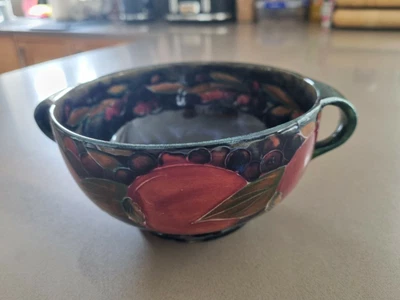 £150 • Buy William Moorcroft Pomegranate Twin Handled Bowl