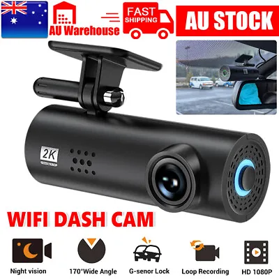 $43.95 • Buy WIFI HD Dashcam Parking Car Dash Camera Monitor Angle Lens Recorder Night Vision