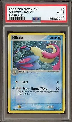 Pokemon Milotic EX Emerald Holo Rare #8 PSA 9 Mint • $0.99