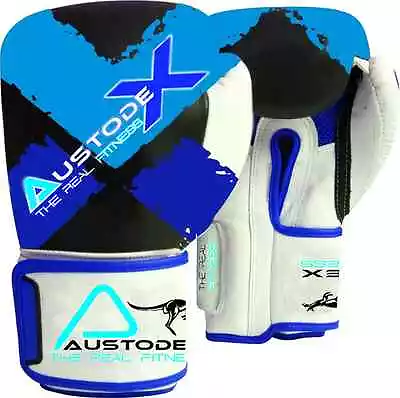 Austodex Boxing Sparring Gloves MMA Punch Bag Mitt UFC Fight Training 8oz-16oz • $29.96