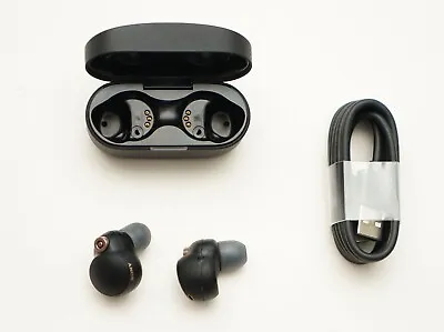 SONY WF-1000XM4 Wireless Noise Canceling In-Ear Headphones BLACK NEW BATTERIES!! • $63.98